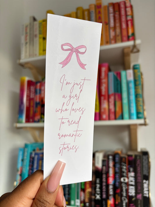 Bookmark: I'm just a girl